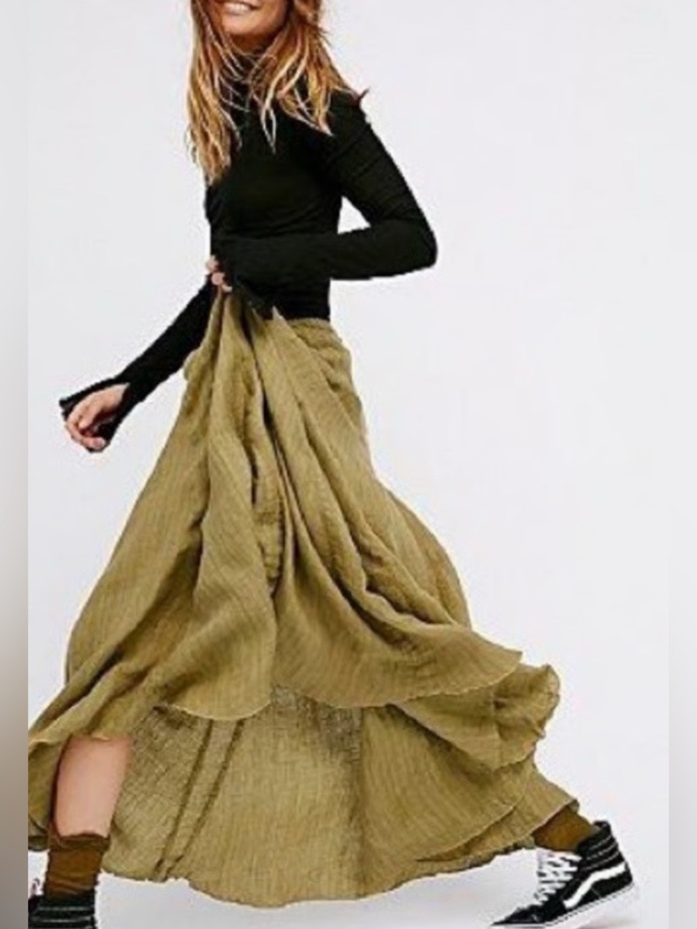 CP Shades Linen Fanny Lily Maxi Skirt - Picture 7 of 16